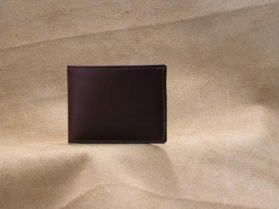 Wallet, Ox Blood Color, Custom, Full Grain Leather, Hand tooled, Hand made in the Okanagan, Oliver, B.C., Canada.