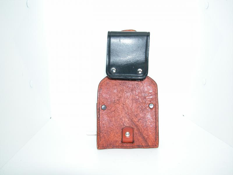 Beer Holster With a Swivel Clip, Custom, Full Grain Leather, Hand tooled, Hand Made in the Okanagan, Oliver, B.C., Canada.